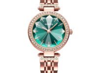 NIBOSI Women Stainless Steel Watches Analog Rose Gold Band and Square Dial Women's Watch for Girls&Miss&Ladies Diamond Studded with Stylish Watches Waterproof