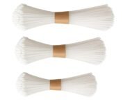 Nylon Self Locking Combo Cable Tie, 4" 6" 8" 10" & 12" Inches Length (100,150,200,250,& 300 mm) Wire Organizer Ties, Zip Ties, Cable Organizer, 100 Nos Each Size Total 500 Nos - White