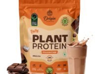 Origin Plant Protein | Tastes Like a Chocolate Fudge | 25g Pea & Pumpkin Seed Blend| All 9 Essential Amino Acids | Gut-Friendly, No Bloat | Vegan, Lab-Tested | 20 Servings, 810g