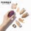 Pushique Makeup Sponge, 2 Pcs Multi-colored Blender Blending Beauty Sponges for Foundations,Powders & Creams, Vegan, Cruelty Free and Non-Latex PACK OF 2 Drop shape