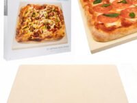 Rectangular Pizza Stone- Professional Grade Baking Stone for Oven or Grill- XL Size 16" x 14"
