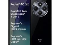 Redmi 14C 5G (Stargaze Black, 6GB RAM, 128GB Storage) | Superfast 4nm Snapdragon 4 Gen 2 | 120Hz 17.47cm (6.88”) Display | 5160mAh Battery | 50MP Dual Camera | Premium Starlight Design