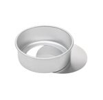 Removable Bottom Round Cake Pan/Mould/tin for Oven/Cooker - 6 Inches for 500 Grams of Cake