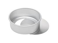 Removable Bottom Round Cake Pan/Mould/tin for Oven/Cooker - 6 Inches for 500 Grams of Cake