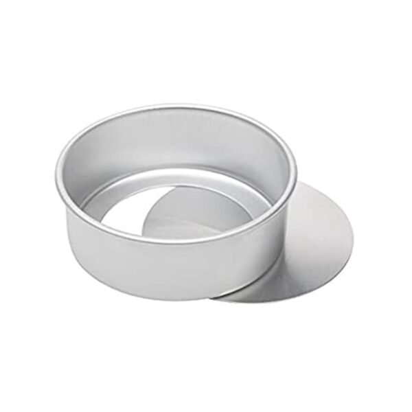 Removable Bottom Round Cake Pan/Mould/tin for Oven/Cooker - 6 Inches for 500 Grams of Cake