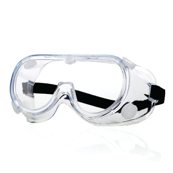 Robustt Safety Goggles for Chemical Protection with an Adjustable Strap and Minimum Lens Fogging (Pack of 2)