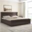 STRATA FURNITURE Sheesham Wood King Size Bed with Box Storage Wooden Double Bed Cot Bed Furniture for Bedroom Living Room Home (Walnut Finish)