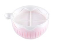 SYGA Salad Cutter Bowl 3 in 1 Multifunctional Vegetable Fruit Chopper Spinner and Salad Maker(Pink)
