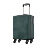 Safari Cabin Pentagon 55cm Small Trolley Bag Hard Case Polypropylene 4 Wheels 360 Degree Wheeling System Luggage, Travel Bag, Suitcase for Travel, Trolley Bags for Travel, Dusk Green