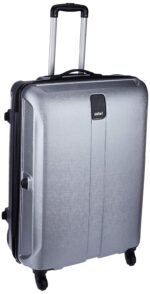 Safari Large Thorium Stubble 77 Cms Polycarbonate Silver Check-In 4 wheels Hard Suitcase