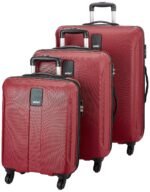 Safari Polycarbonate 31.49 inches Hard Suitcase (THORSHARPANTI3P4WNRE_Red)