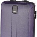 Safari Thorium Sharp Antiscratch 55 Cms Polycarbonate New Purple Cabin 4 wheels Hard Suitcase