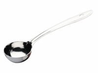 SignoraWare Stainless Steel(Food Grade) Heavy Gauge(1.3 MM) Plus Extra Deep Ladle/Karchi/Milk Ladle/Soup Ladle No.1 for Seving/Cooking/Pouring All Types of Gravies/Dal/Curries (Size 17 cm)