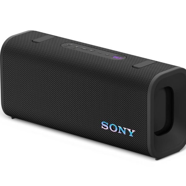 Sony ULT Field 3 Bluetooth Speaker, 48W Massive Bass, 24Hr Battery, IP67 Water/Dust/Shock/Rustproof, Hands-Free Calling, Quick Charge, Strap-Black