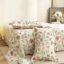 Story@Home King Size Bedsheet | Cloud Cotton Flatsheet King Size with Two Pillow Covers| Super Soft Bed Sheet for King Size Bed | Floral Design (270 x 250 cm, Off White & Pink)