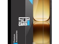 SupCares Tempered Glass for iQOO 15R (6.59 Inch) With Installation Kit | 9H Edge to Edge Screen Protector | Black