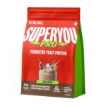 Superyou Pro Fermented Yeast Protein Isolate 500g | 24g Protein| Coffee | Higher Absorption than Plant Protein | Superior Muscle Recovery | Gut Friendly | Vegan Protein | PDCAAS of 1