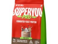 Superyou Pro Fermented Yeast Protein Isolate 500g | 24g Protein| Coffee | Higher Absorption than Plant Protein | Superior Muscle Recovery | Gut Friendly | Vegan Protein | PDCAAS of 1