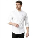 Thomas Scott Men's Cricket Club Collection Classic Regular Fit Twill Shirt | 100% Cotton Long Sleeve Solid Shirt with Button Down Collar (Available in Plus Size)