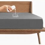 Trance 100% Waterproof Mattress Protector for Double Bed King Size 78x72 Inches | Elastic Fitted with 360° Lycra Stretch | Grey (78x72 Inches | Fits Upto 10 Inches Mattresses | King Size)