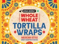 Urban Platter Whole Wheat Tortilla Wraps, 270g (Pack of 6 | 8 Inches Diameter | Mexican Style | Roll up in a Burrito, Fold into a Wrap, Use it for Quesadilla)
