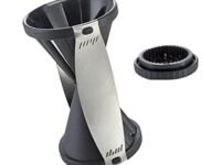 Veggetti Spiralizer - for Spiral - Curl Shaped Cutting - Dual Stainless Steel Blades Noddle Strip - Easy to use Kitchen Tool - Vegetable Noodle Maker - Peeler