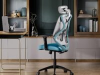 Wakefit Gravita Ergonomic Office Chair for Work | 3 Year Warranty | Single Lock and Recline | Soft Armrest with 3 Dimension adjustability| Strong Nylon Base | 8+ Hours of Comfort| White and Green