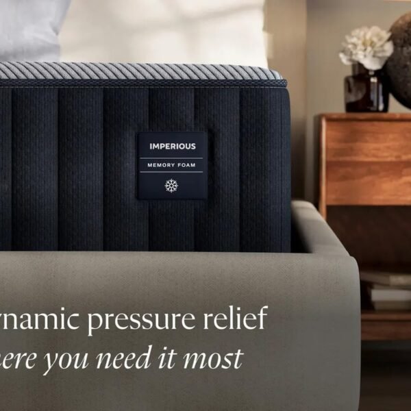Wakeup India | Imperious Mattress | Spine Align Orthopedic Memory Foam | 10 Year Warranty | King Size 78x72x5 Inch Mattress | Medium Firm