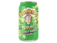 WarHeads Sour Green Apple Soda 355ml (Pack of 6 Cans X 355ml Each)