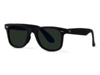 Woggles | Full Rim Wayfarers Branded Latest and Stylish Sunglasses | Polarized and 100% UV Protected | Men & Women | Frame: Black