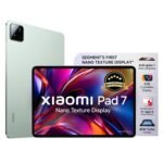 XIAOMI Pad 7 Nano Texture, 11.2 -inch (28.44 CM), LCD, 12GB RAM, 256GB ROM, Wi-Fi, Quad Speakers, Dolby Atmos, Sage Green, AI Enabled