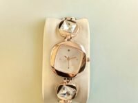 styledose Luxury Dial in Square case with Ston Studded brecelet Strap Quartz Analogue Wrist Watches for Women's & Girls&Miss&Ladies