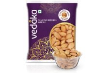 Amazon Brand - Vedaka Almonds | 200 g | California Almonds | 100% Natural Badam Giri | Rich In Protein & Dietary Fiber | Crunchy Texture & Delicious Nutty Flavour | No Added Preservatives