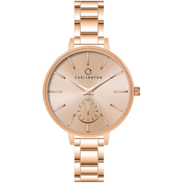 Carlington Iconic Analog Watches for Women with Premium Stainless Steel Strap - CT 2038