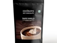 Cocosutra Swiss Vanilla Drinking Chocolate Mix, 500g | Gluten Free Drinking Chocolate | Hot or Cold | Serves 25 Cups
