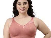 Enamor Full Support Super Lift Women's Cotton Everyday Minimizer Bra - Non Padded, Wirefree, Full Coverage - A112 (Available in Plus Sizes)