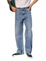 KOTTY Men's Relaxed Fit Mid Rise Solid Straight Fit/Skinny Fit/Comfortable and Strechable Stylish Looking Jeans