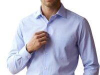 Louis Philippe Men's Regular Fit Easy to Iron Everyday wear Premium Cotton Full Sleeve Solid Formal Shirt