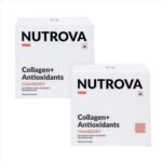NUTROVA Collagen+ Antioxidants | Marine Collagen Supplements Powder for Men & Women | Improves Skin Hydration, Reduces Damage | Skin, Hair & Nails | Cranberry | 60 Servings