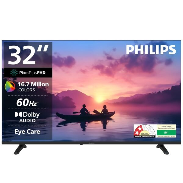 PHILIPS 80 cm (32 inches) 6100 Series Frameless HD Smart LED Google TV 32PFT6130/94