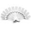 Parage 12 Pieces Stainless Steel Dinner Forks Set - Fork Set for Home and Kitchen, 12-Pieces Fruit Fork for Dining Table, Shiny and Sturdy Handle Forks with Round Edge