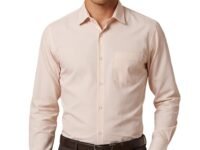 Peter England Men's Slim Fit Full Sleeve Pin-Striped Formal Shirt | Cotton-Rich | Wonder Fabric | Pin Point Oxford