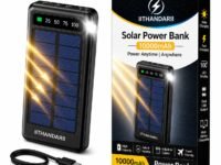 THANDAR 10000mAh Solar Power Bank