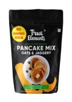 True Elements Pancake Mix 250 Gram - with 20% Millet (Jowar) | 2-Minute Pancakes | No Maida | No Baking Soda | No Added Refined Sugar | Gluten Free | Ready to Cook Pancake