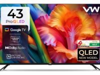 VW 109 cm (43 inches) Pro Series 4K Ultra HD Smart QLED Google TV VW43GQ1
