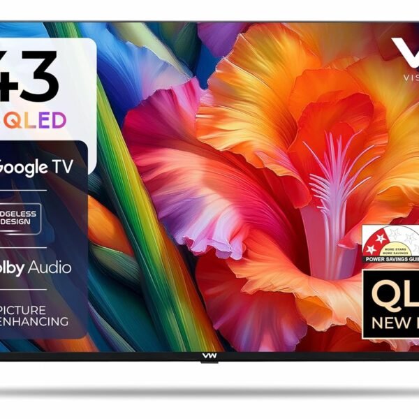 VW 109 cm (43 inches) Pro Series 4K Ultra HD Smart QLED Google TV VW43GQ1