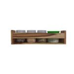 Wall Mounting Wooden Multipurpose Container/Spice Jar/Utensils/Bottle Storage Organizer/Stand/Cabinet/Basket/Rack/Shelf for Kitchen |TWK_KR017|