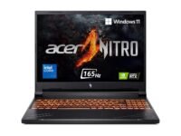 acer Nitro V 16, Intel Core i5 14th Gen - 14450HX, NVIDIA GeForce RTX 4050-6GB, 16 GB RAM, 512 GB SSD, WUXGA IPS,16"/40.6 cm, 165 Hz, Windows 11 Home, Black, ANV16-71, Gaming Laptop