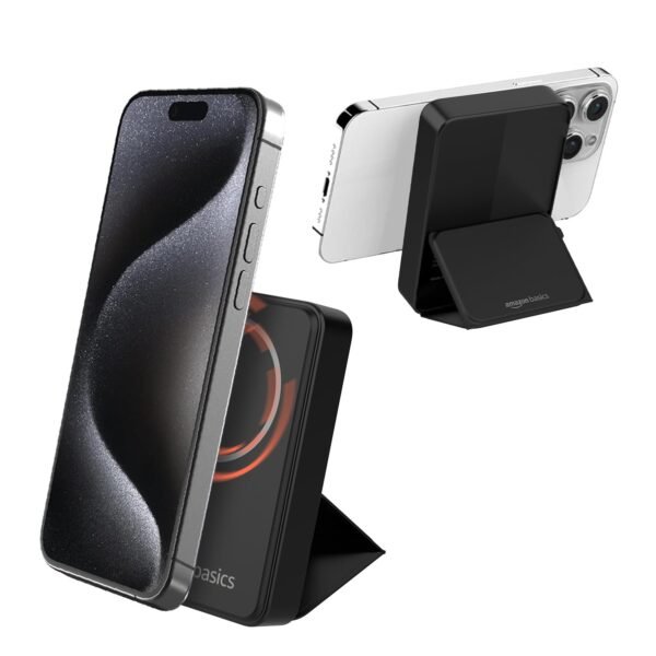 amazon basics 10000mAh 20W Fast Charging Power Bank and 15W Wireless Output | Type C Power Delivery (Input & Output) Quick Charge| Two Way Fast Charge | Made in India (Black)