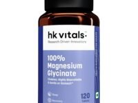 hk vitals 100% Magnesium Glycinate 1880mg, 120 Tablets